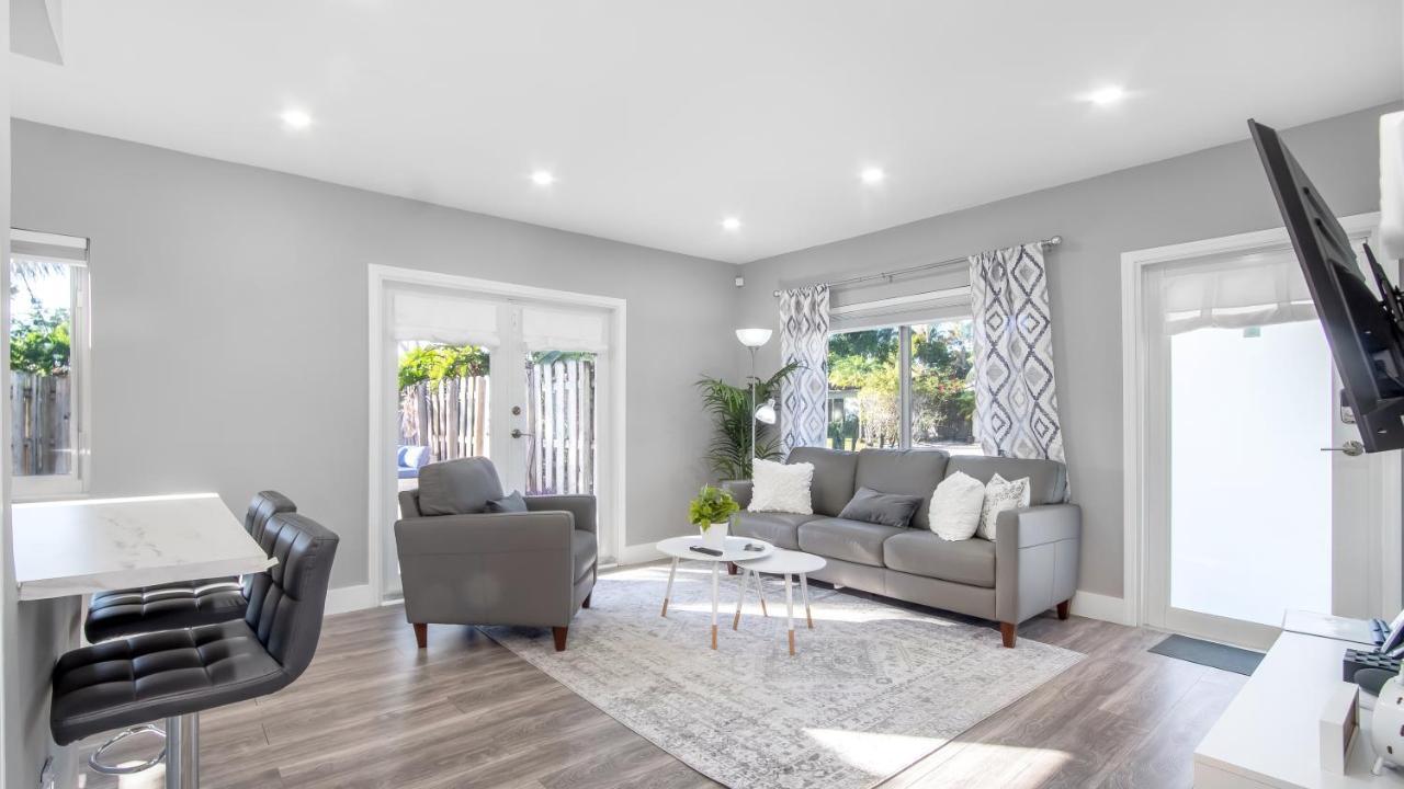 Luxe Modern 2 Bdr Near Downtown Ftl Villa Fort Lauderdale Exteriör bild