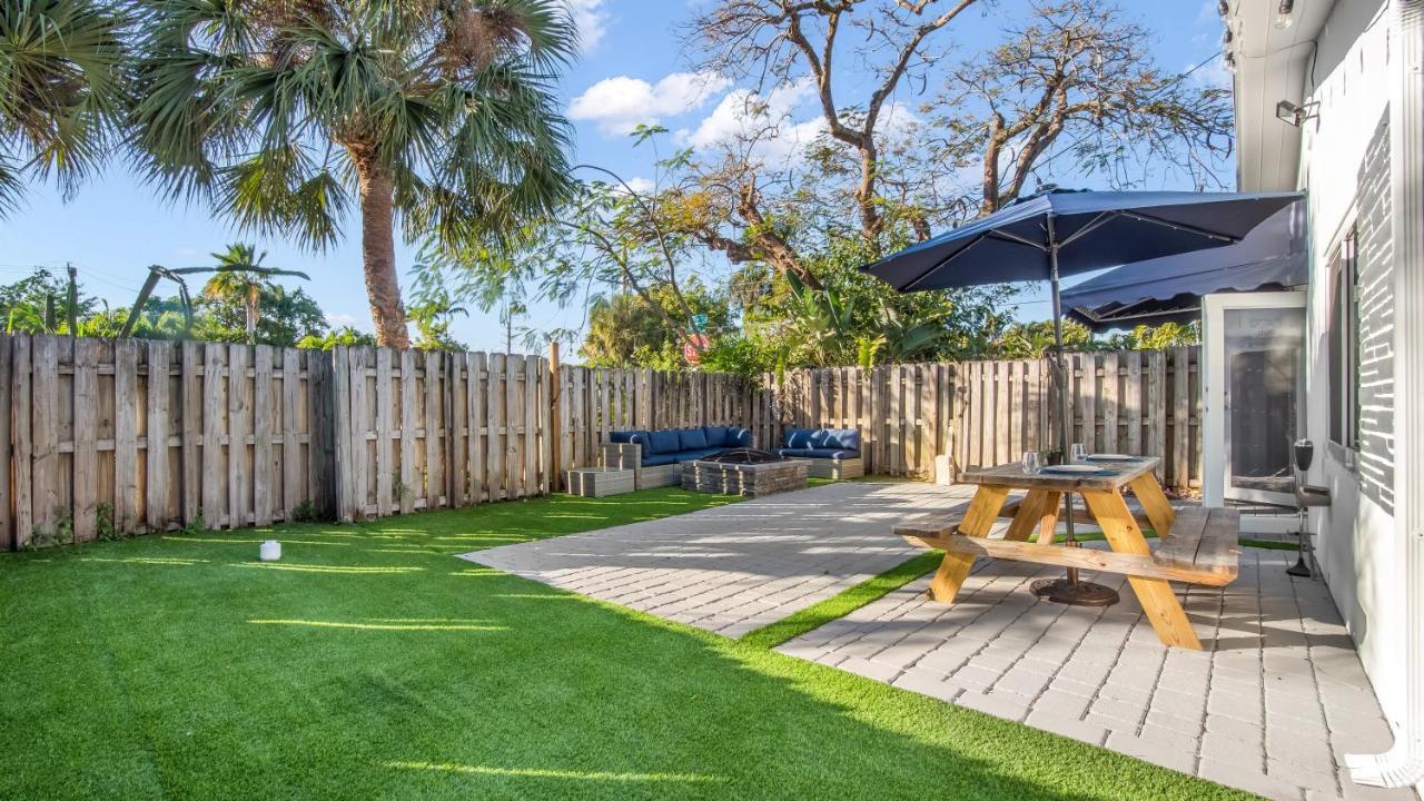 Luxe Modern 2 Bdr Near Downtown Ftl Villa Fort Lauderdale Exteriör bild